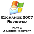 Exchange 2007 - part 1 - DR