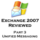 Exchange 2007 - part 3 - unified messaging